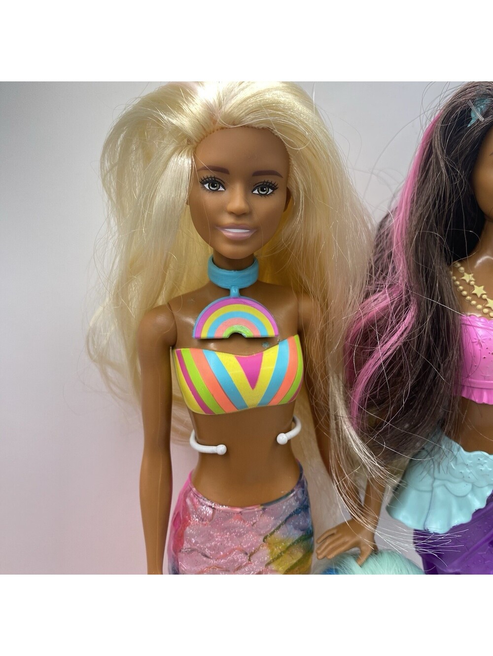 Barbie Dreamtopia Mermaid Lot Of 3- Color Reveal,Mermaid Lights, Chelsea, B7 - Picture 3 of 9